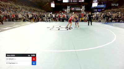 150 lbs Cons 64 #2 - Dustin Elliott, DE vs Cavin Carlson, MN