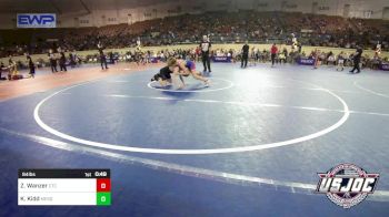 84 lbs Rr Rnd 2 - Zaiden Wanzer, Chandler Takedown Club vs Kolt Kidd, Mesquite Wrestling Club