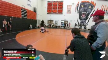 87 lbs Round 2 - Stetson Starbuck, Ten Sleep/Hyattville Scrappers vs Kayson Grant, Cody Wrestling Club