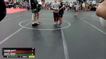 72 lbs Round 1 (4 Team) - Tucker Shutt, Team Shutt vs Brody Gross, Saint Paris Graham