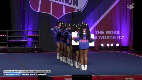 Cheertastic Co. - Royal Elite Diamonds [2026 L2 Junior - Flex - D2 - Small - B Day 2] 2026 NCA All-Star National Championship