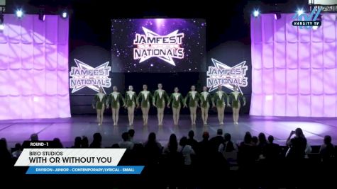 Brio Studios - With Or Without You [2024 Junior - Contemporary/Lyrical - Small 1] 2024 JAMfest Dance Super Nationals