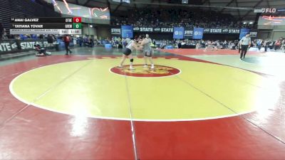 Girls 2A 190 lbs Champ. Round 2 - Tatiana Tovar, Grandview (Girls) vs Anai Galvez, Othello (Girls)