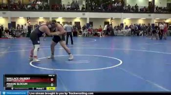 285 lbs Champ. Round 1 - Mason Slocum, Adrian vs Wallace Gilbert, Henry Ford College