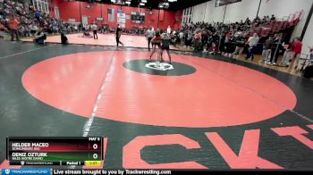 157 lbs Cons. Round 3 - Deniz Ozturk, Niles (NOTRE DAME) vs Helder Maceo, SCHAUMBURG (HS)