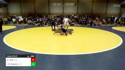 168 lbs Consi Of 16 #1 - Daryn Leon, Brawley vs Santiago Cabrera, SLAM Academy (NV)