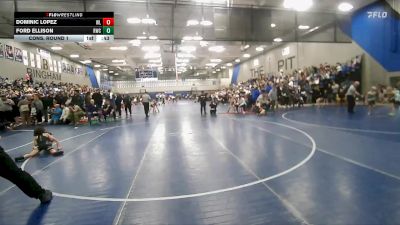 57 lbs Cons. Round 1 - Ford Ellison, Charger Wrestling Club vs Dominic Lopez, Sanderson Wrestling Academy