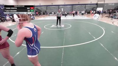 145 lbs Champ. Round 1 - Hana Coutts, Oakton vs Lilly Shaner, Liberty (Bealeton)