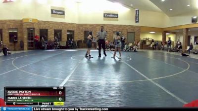 110 lbs Round 1 - Isabella Smith, Patriots Wrestling Club vs Averie Payton, Perry Meridian Wrestling Club