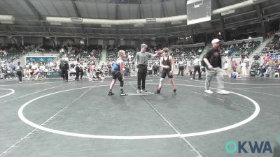 110 lbs Consi Of 8 #1 - Kaden Evans, Raw Wrestling Club vs Tucker Hoover, Team Guthrie Wrestling