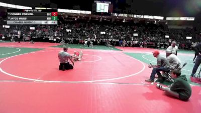 90 lbs Champ. Round 2 - Conner Cornell, POC3 vs Jayce Miles, WEWA