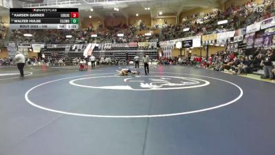 106 lbs Champ. Round 1 - Karsen Garner, Leon-Bluestem Hs vs Walter Hulse, Ellsworth Hs