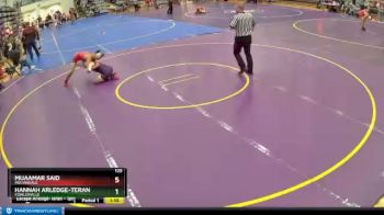 125 lbs Round 2 - Hannah Arledge-Teran, Fowlerville vs Muaamar Said, Melvindale