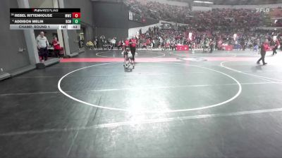 60 lbs Champ. Round 1 - Rebel Rittenhouse, Monroe Wrestling Club vs Addison Melin, BCWC