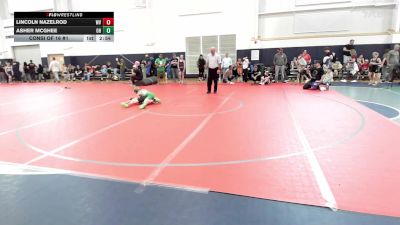 J-80 lbs Consi Of 16 #1 - Lincoln Nazelrod, WV vs Asher McGhee, OH