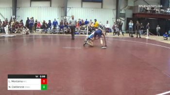 Consolation - Logan Montaina, New England College vs Nick Calderone, Western New England