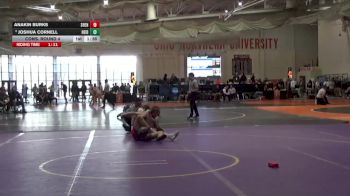 133 lbs Cons. Round 4 - Joshua Cornell, Heidelberg vs Anakin Burks, Shenandoah University