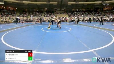 140 lbs Round Of 16 - Kross Perkins, Dark Cloud Wrestling Club vs Talon Grady, Piedmont