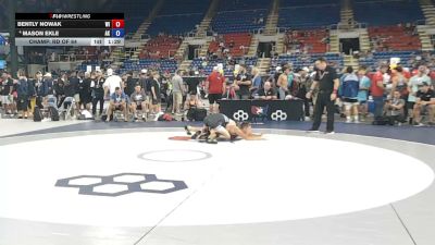126 lbs Champ. Rd Of 64 - Bently Nowak, Wisconsin vs Mason Ekle, Alaska