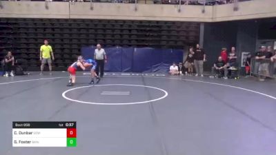 91 lbs Quarterfinal - Charlie Dunbar, Downingtown, PA vs Gryphon Foster, Bainbridge, NY