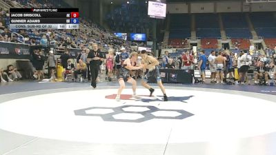 126 lbs Cons. Sub-rd Of 32 - Jacob Driscoll, Alaska vs Gunner Adams, Ohio