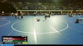 63 lbs Quarterfinal - Brock Becker, DC Elite Wrestling vs Zayden Ayala, Sebolt Wrestling Academy
