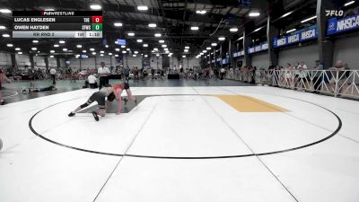 113 lbs Rr Rnd 2 - Lucas Englesen, The Asylum Black vs Owen Hayden, Sly Fox Wrestling Club