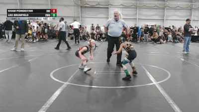 56 lbs Round 3 (4 Team) - Kham Poindexter, Shamrock WC vs Leo Brumfield, Contenders WA Green