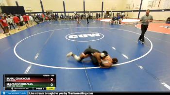 133 lbs Champ. Round 1 - Jamal Chakkour, Wartburg vs Sebastian Rosales, Carthage College