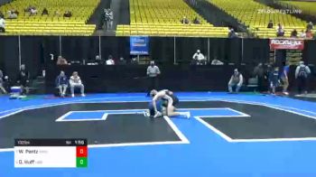 132 lbs Quarterfinal - Waylen Pentz, Unattached 59 vs Oran Huff, Unattached 8