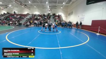 190 lbs 5th Place Match - Brandon Shaver, Cheyenne East vs Boston Busskohl, Lyman