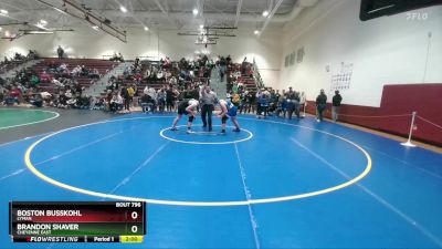 190 lbs 5th Place Match - Brandon Shaver, Cheyenne East vs Boston Busskohl, Lyman