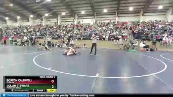 141 lbs Cons. Round 2 - Collin Stewart, Mountain Ridge vs Boston Caldwell, Morgan