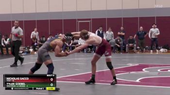 165 lbs Tyler Goebel, Wisconsin-La Crosse vs Nicholas Sacco, TCNJ