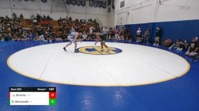 138 lbs Champ. Round 2 - Jack Bronte, Livermore Elite WC vs Nathan Banaszek, SoCal Grappling