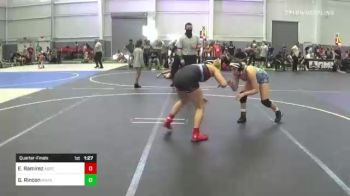 116 lbs Quarterfinal - Elena Ramirez, Adrenaline vs Gabriella Rincon, Marvel