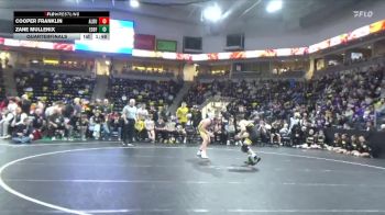 157 lbs Quarterfinal - Zane Mullenix, Eddyville-Blakesburg-Fremont vs Cooper Franklin, Alburnett