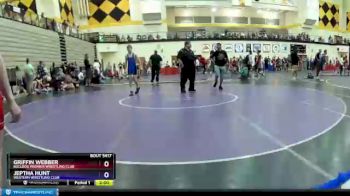 110 lbs Cons. Round 1 - Griffin Webber, Bulldog Premier Wrestling Club vs Jeptha Hunt, Western Wrestling Club