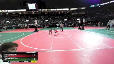 61 lbs Quarterfinal - Trenton Dyla, TBL3 vs Tytus Frahm, PROA