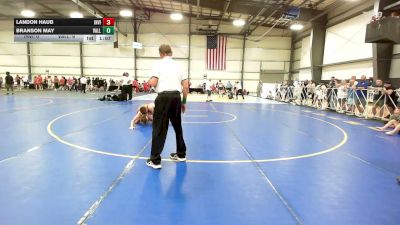 120 lbs Rr Rnd 3 - Landon Haub, Invicta Wrestling Academy - HSB vs Branson May, Valley Boyz - HSB