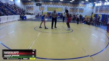 120 lbs Round 4 (8 Team) - Maddox Spencer, Attack WC vs Damonyai White, Lake Mary Militia WC