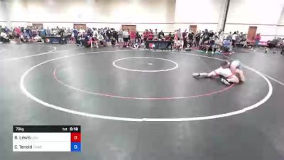 79 kg Cons 16 #1 - Braxton Lewis, Lexington Wrestling Club vs Cade Tenold, Tar Heel Wrestling Club