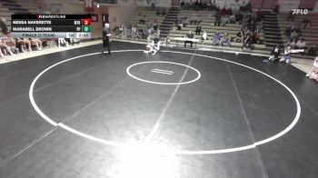 120 lbs Finals (2 Team) - Nessa Naverrete, Mat Thugs-n-Harmony vs Marabell Brown, Pink Panthers