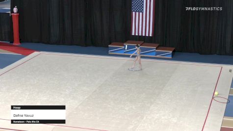 Defne Yavuz - Hoop - 2021 Rhythmic Elite Qualifier