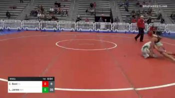 95 lbs Prelims - Christian Best, Young Guns Yellow Elem vs Lathen Janes, Indiana Force
