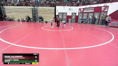 49 lbs Round 1 - Drake Goldsberry, Contenders Wrestling Acadamy vs Barrett Smith, Norwell