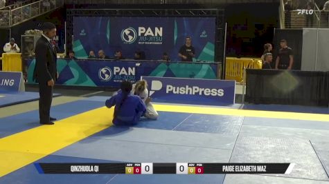 Paige Elizabeth Maz vs Qinzhuola Qi 2025 Pan Jiu Jitsu IBJJF Championship