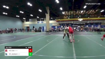 184 lbs Semifinal - Ben Liss, Rutgers WC vs Michael Jackson, Allen