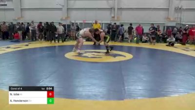 E-285 lbs Consi Of 4 - Noah Iobe, MI vs Andrew Henderson, OH