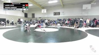 89 lbs Cons. Round 1 - Natana Albright, Dark Horse vs Aaden Lopez, Daniel Cormier WC